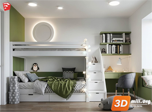 Children Room Scenes Skp FIles 